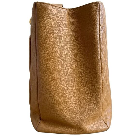 Chanel Grand Shopping Tote Caviar Beige - Picture 9 of 16